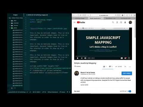Using images, videos, and audio files in a Markdown post
