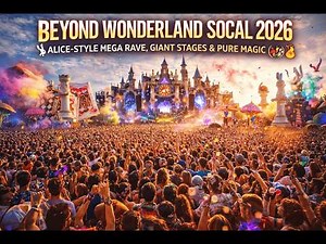 BEYOND WONDERLAND SOCAL 2026 — ALICE-STYLE MEGA RAVE, GIANT STAGES & PURE MAGIC (4K HDR) 🐇🎡🔥