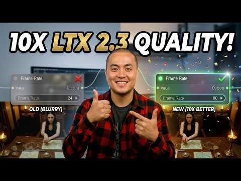 LTX 2.3 Looks 10x Better Now (Here's Why)