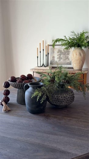 Dining Table Styling Idea • Winter Home Decor #shorts