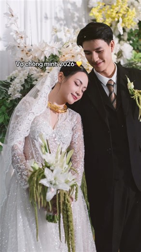 Hồi ấy thuyết phục chồng chụp bộ ảnh bằng cách hỏi “sau này có muốn ghép với ảnh cưới không?” 💛 #couplegoals #anhyeuem #wedding