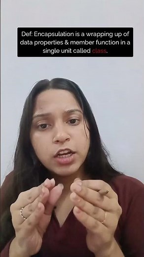 Let's understand Encapsulation What is encapsulation?