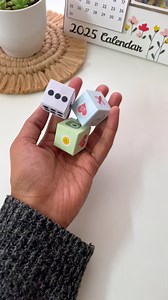 DIY Origami Dice Cubes 🧊✨ . . #dice #origamicube #origamidice #origami #artbeats | Art beats