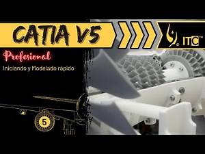 CATIA V5 tutorial PASO A PASO | Parte 5 de 13 | desde cero de principante a modelar muy rapido 🚀