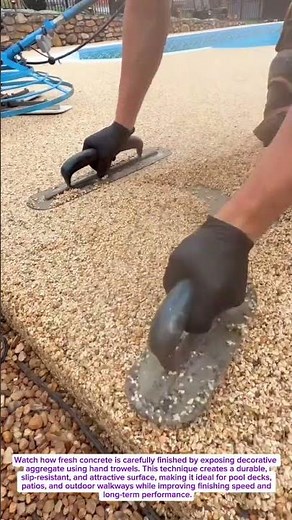 Pool Deck Finish Is Surprisingly Satisfying!