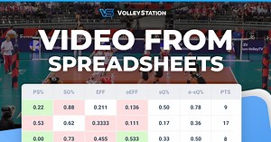 Video from spreadsheets - VolleyStation