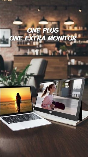 Your setup, anywhere. 🌍 - AOC 16T20 Portable Monitor