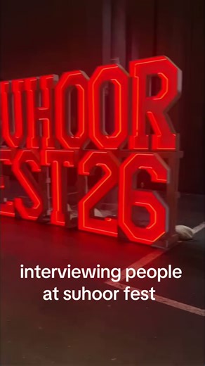 embarrassing myself at suhoor fest #ramdanmubarak #suhoorfest | suhoor fest