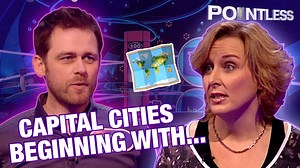 Contestants must think of the lowest scoring answers for capital cities beginning with the letter... | Pointless