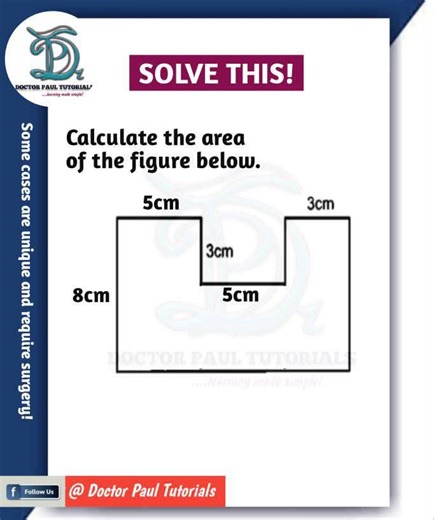 COMPOUND SHAPES 📝 #drpaultutorials #UTMEPrep #sscexampreparation #JAMB #success #mathematics #WAECEXAMS #sscexam #MathematicsChallenge #doctorpaultutorials | Doctor Paul Tutorials
