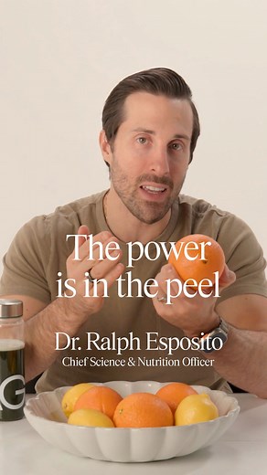 AG1 on Instagram: "What are Citrus Bioflavonoids and why are they in AG1? We got the intel from Dr. Ralph Esposito, Chief Science and Nutrition Officer at AG1, on why the power is in the peel when it comes to this hero ingredient. 🍊 Watch the video to learn more and for an even deeper dive, check out the link in bio."