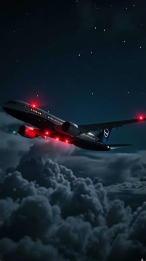 Why Plane Lights Blink at Night ✈️ | Airplane Strobe Lights Explained #aviation #planes #didyouknow