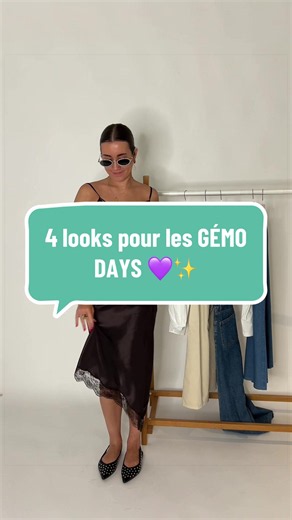 4 looks pour les GÉMO DAYS : idées tenues et promo