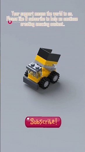 How to Build a LEGO Dump Truck in 30 Seconds! 🚛 | Easy LEGO Tutorial #shorts