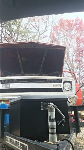First start on the 72 C10 #c10 #chevyland