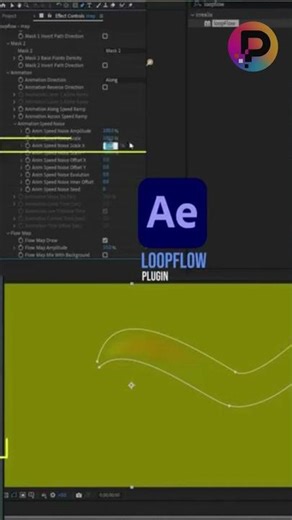 Create Infinite Loop Flow Animation in After Effects #shortvideo #aetutorial #animation