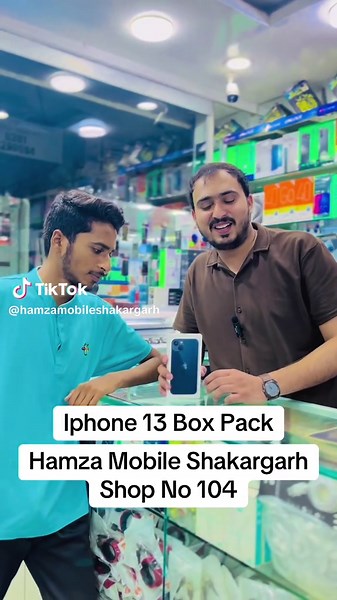 Iphone 13 Boxpack #hamzamobileshakargarh #shakargarh #iphone #fypシ゚ #boxpack @Khurram gujjar @چوہدری عمار گجر