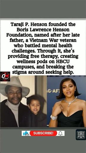Taraji P. Henson Is Breaking Generational Curses – One Free Therapy Session at a Time. #subscribe #s