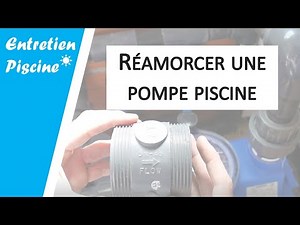 ✅ Repriming a swimming pool pump