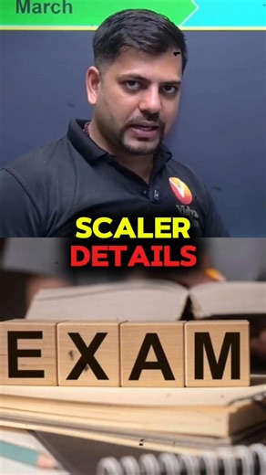 Scaler NSET Exam Explained 🔥 Full Details in 60 Seconds #harshsir #motivation #vedantu