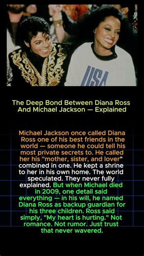 The Deep Bond Between Diana Ross And Michael Jackson — Explained