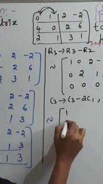 M1 R25 JNTUH Find Rank using Normal form in easy way Matrix Normal Form How to pass M1 011