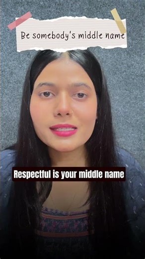 What does "Middle Name" REALLY mean? 🤔 #shorts #shortsindia #spokenenglish