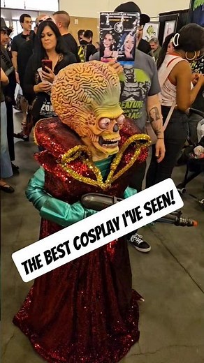 Mars attacks cosplay at monsterpalooza! #creative #alien #film