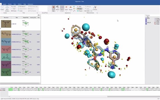 用Flare进行构象搜索与叠合