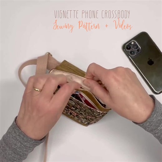 Vignette Phone Crossbody Bag Sewing Pattern: Beginner-friendly (PDF Pattern) - Etsy