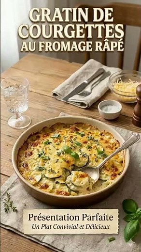 LE GRATIN DE COURGETTES LE PLUS FONDANT ! 🧀🥘 #recettefacile #courgettes