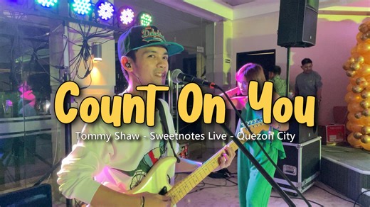 Count On You | Tommy Shaw - Sweetnotes Cover #coverband #CoupleBand #oldies | Sweetnotes Music