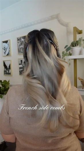 Obsessed with how French side combs instantly elevate any hairstyle 🤍#HairAccessory #ChicHairInspo