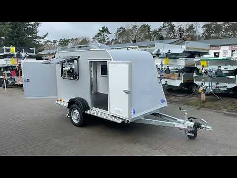 Anhänger Everest microCamp standard 750 kg, LBH 260x140x135 cm Schlafanhänger Wohnanhänger