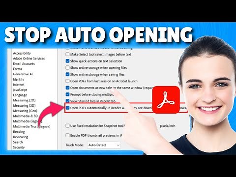 Stop Adobe Acrobat from Auto Opening PDFs—Quick Fix!