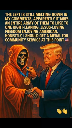 People can still be a true Democrat, one who believes in reason, not the hollow creed of the weaponized woke liberal backed in paid scripts. But a real Dem though, nearly gone now. Wokies, you can see it in their eyes, lifeless, glassy, as if something sacred has been burned out of them. They call it progress as they justify the destruction of the innocent, allowing babies to die deep into development. That’s not compassion, that’s darkness parading as light. They defy the very code written into