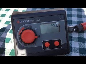 How to program Gardena Flex water computer