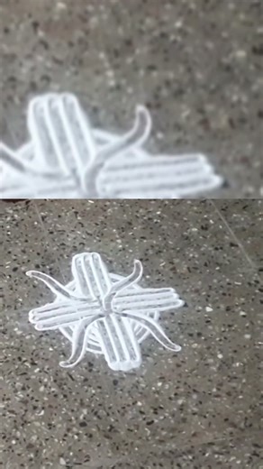 Magic finger rangoli simple ideas for Bigginers# YouTube short#