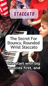 🎹✨ Follow me for Piano Teaching Tips! Teaching staccato to beginners should start with wrist and arm movements because these larger muscles are easier to control and help prevent tension and injury. This approach builds a foundation of relaxation and proper movement, making it safer and more effective to introduce finger staccato later, once students have developed the necessary control and freedom in their technique. #staccato #pianotechnique | Irina Gorin Piano Teaching