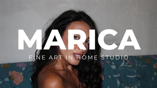 7:22 N MORE Marica fine art nude photoshoot in home studio. EDSA Content - YTboob