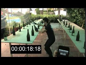 Champagne Sabering - Raw Unedited World Record Attempt