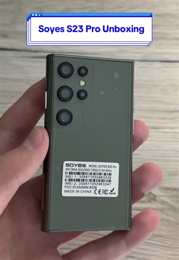 Unboxing a mini smartphone - the Soyes S23 Pro #smallphone #oldphone #oldphones #phonecollector #techtok