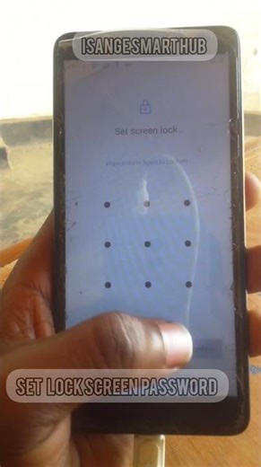 Set Lock screen password #smartphone #securephone #securephone #phone #tech #techtech #securedevices