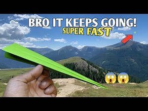 How to make the world’s longest flying paper airplane (2026 Tutorial)