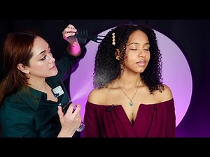 ASMR Perfectionist Photographer: Curly Hair Fixing, Makeup TouchUp, Final Touches | Soft Spoken