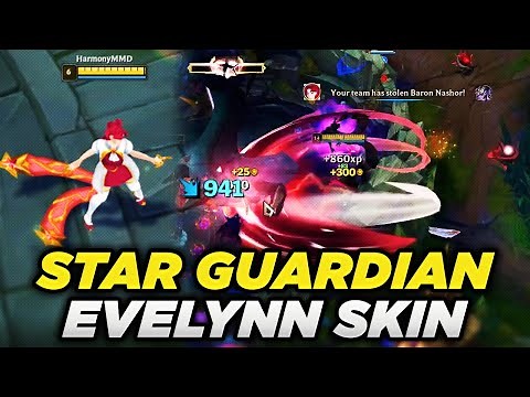 NEW STAR GUARDIAN EVELYNN SKIN!!! (PREVIEW + GAMEPLAY!!!)