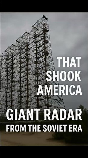 📡 The Radar That Shook America — Russia’s Duga Radar Explained! 😱 #shorts