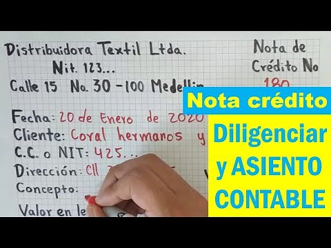 How to complete and record a CREDIT NOTE exercise STEP by STEP