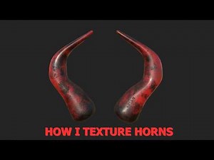 How I Texture Horns | Part 2
