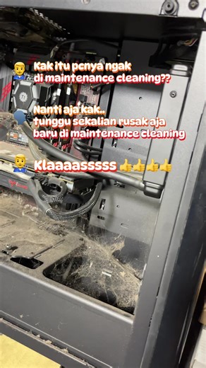 Kira-kira klo pc ini bisa ngomong.. dia bakal ngomong apa ya ama majikannya 🫢🫢😁 Inget.. klo pc anda rusak karna tidak di rawat nantinya bakal boncos biayanya.. setelah itu baru deh tiba2 sadar klo maintenance cleaning rutin itu penting.. Alasan MAGER, NGAK ADA DI AJAK BUAT BAWA PCNYA BUAT MAINTENANCE, TAKUT HUJAN, dll?? Tenang.. HOME SERVICE aja.. #pcgamebali #maintenance #cleaningpc #gantipastapc #denpasar
